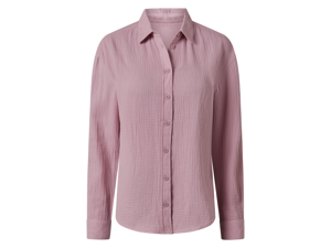 esmara Mousseline dames blouse (Lichtroze, L (44/46))