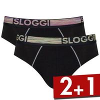 Sloggi 2 stuks Men Go ABC Organic Cotton Midi Brief - thumbnail