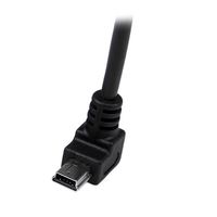 StarTech.com 2 m mini USB-kabel A-naar-mini-B met neerwaartse hoek - thumbnail