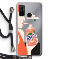 Peach please!: Huawei P Smart (2020) Transparant Hoesje met koord