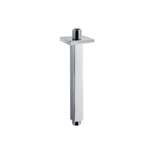 NIET MEER LEVERBAAR Luxe Douche-Arm Vierkant Plafondbev. 20 cm Chroom Aqua Splash