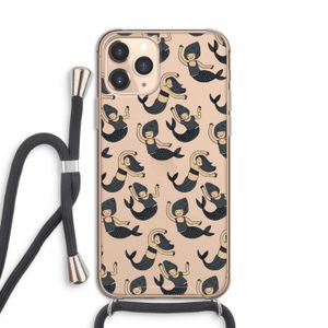 Zeemeermin: iPhone 11 Pro Transparant Hoesje met koord