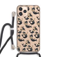 Zeemeermin: iPhone 11 Pro Transparant Hoesje met koord