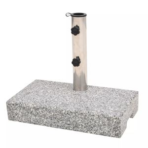 VidaXL Parasolvoet rechthoekig 25 kg graniet