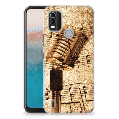 Nokia C21 Plus | Siliconen hoesje | met foto Bladmuziek Nokia C21 Plus | Siliconen hoesje | met foto Bladmuziek