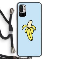 Banana: Xiaomi Redmi Note 10 5G Transparant Hoesje met koord