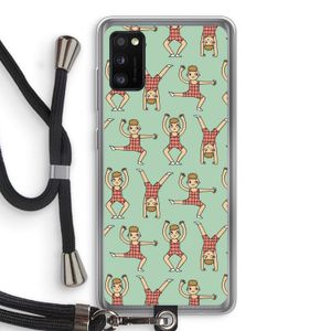 Gymboys: Samsung Galaxy A41 Transparant Hoesje met koord