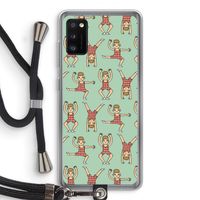 Gymboys: Samsung Galaxy A41 Transparant Hoesje met koord