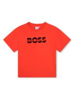 BOSS Kidswear t-shirt en coton à logo brodé - Rouge - thumbnail