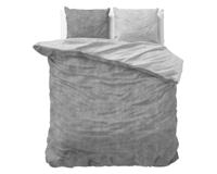 Sleeptime Flanel Washed Cotton Grijs 200 x 200/220 cm