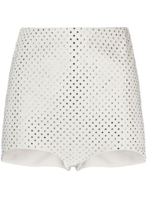 Philosophy Di Lorenzo Serafini minijupe à ornements en cristal - Gris