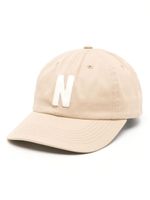 Norse Projects casquette en coton à patch logo - Tons neutres