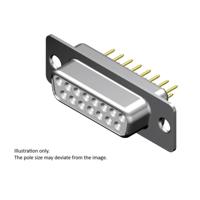 Molex 1731090735 D-sub connector Aantal polen: 50 Soldeerpennen 1 stuk(s)