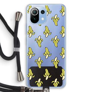 Bananas: Xiaomi Mi 11 Lite Transparant Hoesje met koord