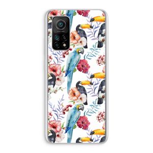 Bloemen tukan: Xiaomi Mi 10T 5G Transparant Hoesje