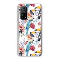 Bloemen tukan: Xiaomi Mi 10T 5G Transparant Hoesje
