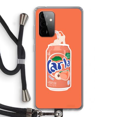 S(peach)less: Samsung Galaxy A72 5G Transparant Hoesje met koord