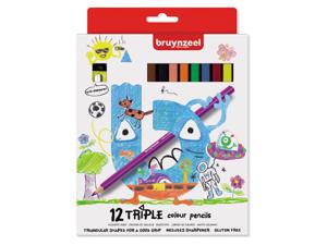 Bruynzeel kleurpotloden Triple 12 stuks