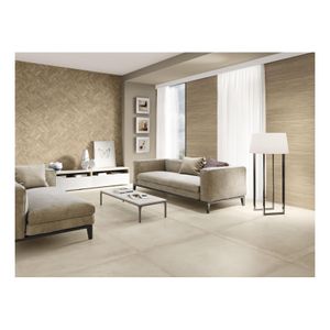 Baldocer Cerámica Larchwood Wandtegel | 40x120 cm | Gerectificeerd | Houtlook | Mat Beige