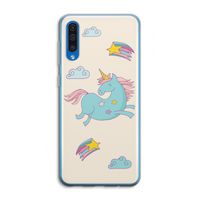Vliegende eenhoorn: Samsung Galaxy A50 Transparant Hoesje