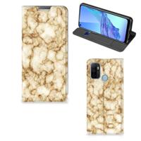 OPPO A53 | A53s | Standcase | Marmer Goud