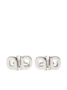 Ferragamo boutons de manchette à fini poli - Argent