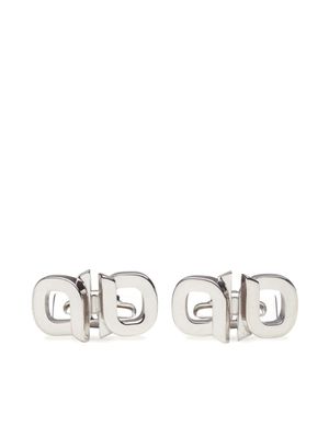 Ferragamo boutons de manchette à fini poli - Argent
