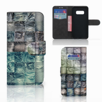 Wallet Case met Pasjes Samsung Galaxy S10e Spijkerbroeken - thumbnail