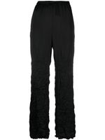 MM6 Maison Margiela pantalon droit à lien de resserrage - Noir