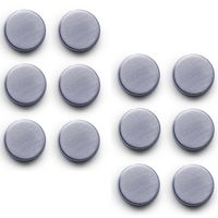 18x Ronde magneten extra sterk RVS 2,7 cm - thumbnail