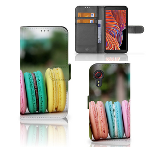 Samsung Galaxy Xcover 5 Book Cover Macarons