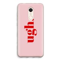 Ugh: Xiaomi Redmi 5 Transparant Hoesje