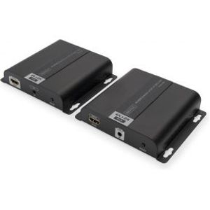 Digitus DS-55124 audio/video extender AV-zender & ontvanger Zwart