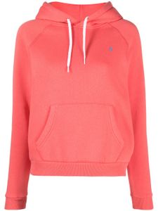 Polo Ralph Lauren hoodie en coton mélangé à logo brodé - Rouge