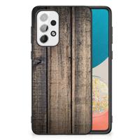 Samsung Galaxy A73 Houten Print Telefoonhoesje Steigerhout