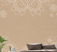 Mandala fotobehang India patroon