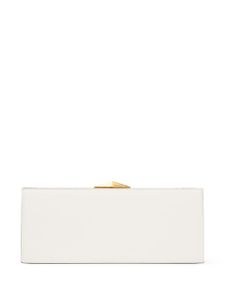 Jimmy Choo pochette Diamond en cuir - Blanc