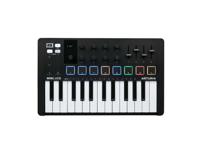 Arturia Minilab 3 MIDI toetsenbord 25 toetsen USB Zwart