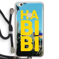 Habibi Majorelle : Huawei Ascend P8 Lite (2017) Transparant Hoesje met koord