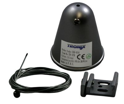 Hangkabel voor een spanningsrail zwart 169-073