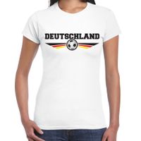 Duitsland / Deutschland landen / voetbal t-shirt wit dames - thumbnail