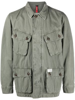 Fay veste à poches cargo - Vert