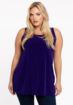 Yoek Top flare | Paars | Maat 42/44