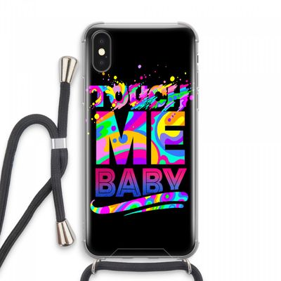 Touch Me: iPhone XS Max Transparant Hoesje met koord
