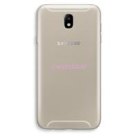 kwetsbaar: Samsung Galaxy J7 (2017) Transparant Hoesje - thumbnail
