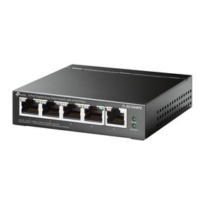 TP-Link TL-SG105MPE 5-Port Gigabit Easy Smart Switch met 4-Port PoE+ switch 120W PoE met 30W per poort