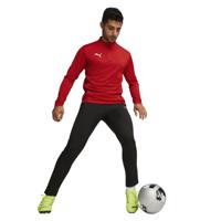 PUMA teamGOAL Trainingspak 1/4-Zip Rood Zwart Wit - thumbnail