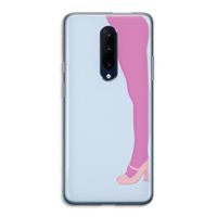 Pink panty: OnePlus 7 Pro Transparant Hoesje
