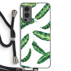 Lange bladeren: OnePlus Nord 2 5G Transparant Hoesje met koord