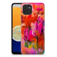 Hoesje maken Samsung Galaxy A03 Tulips - thumbnail